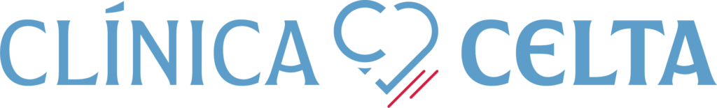Nuevo logotipo Clínica Celta color azul celeste